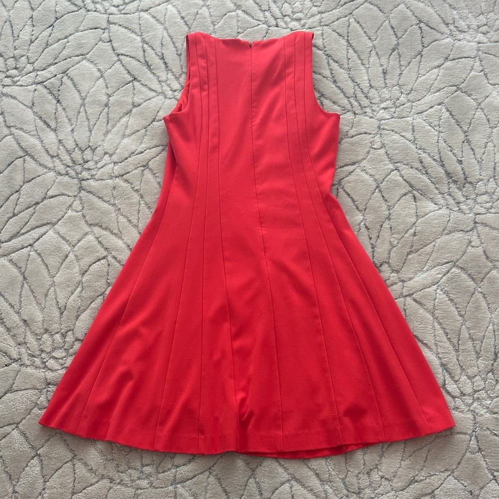 Banana Republic Bold Red Sleeveless Midi Dress - Picture 8 of 10